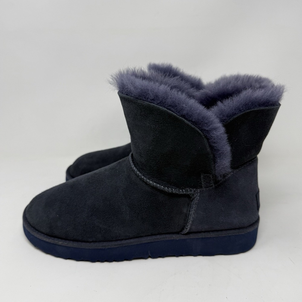 UGG Classic Mini Cuff Women's  Boots Imperial Blue US 9 /UK 7.5/EU 40 NWOT